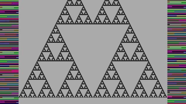 Sierpinski's Mayhem 64b — Dalthon / Joker (64b intro for ZX Spectrum) @ Lovebyte 2021 смотреть онлайн