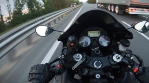 Kawasaki ZZR 1400 (Ninja ZX-14R) | Прохват по трассе 300 км/ч