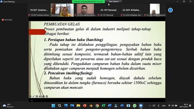 Pertemuan Teknologi Bahan dan Korosi (09/11/2022) смотреть онлайн