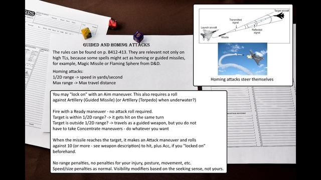 Guided and Homing Attacks in GURPS смотреть онлайн