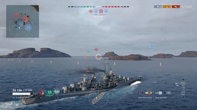 WoWS: Legends - USS Atlanta - Replay: Always Focus Fire the. . . смотреть онлайн