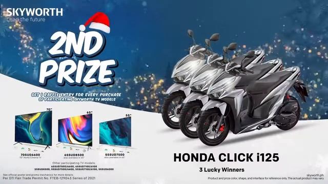 Join and have a chance to win The SKYWORTH DRIVE & RIDE Holiday Treat Year 2 Raffle Promo #skyworth смотреть онлайн