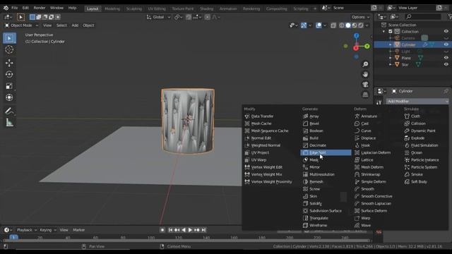 How to make a simple Lamp using Boolean Modifier in Blender смотреть онлайн