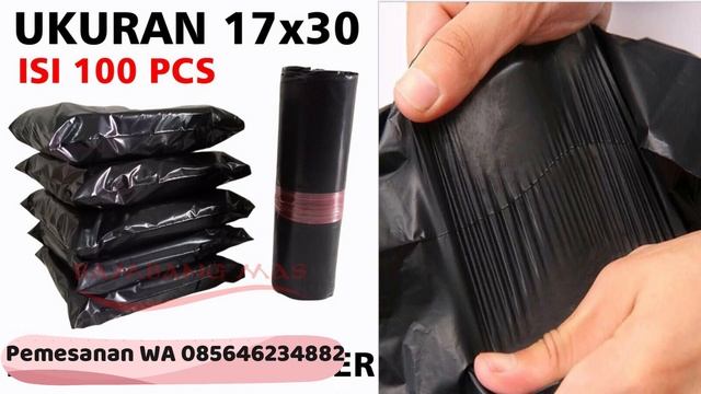 PRODUK Plastik Packing Polymailer Import ukuran 17x30cm polimailer 40 Mikron смотреть онлайн