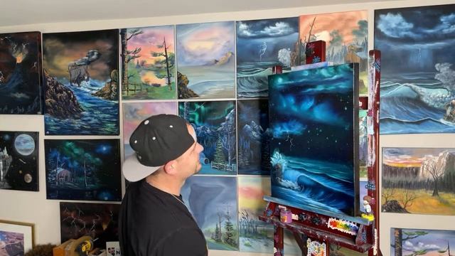 S1 Ep 2 - Sunday Seascapes - "Finger of Poseidon" #WaterSpout #oilpainting #tutorial #paintwithjosh смотреть онлайн