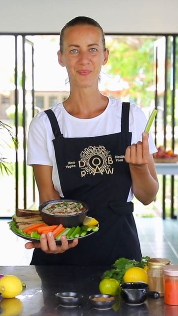 Веган БАБА ГАНУШ из баклажан😋🍆 смотреть онлайн