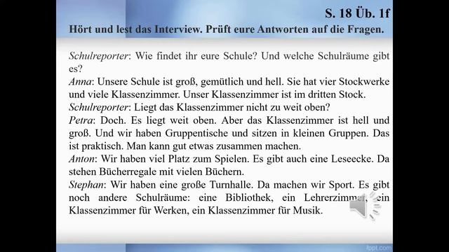 Тема 14. Schulräume смотреть онлайн