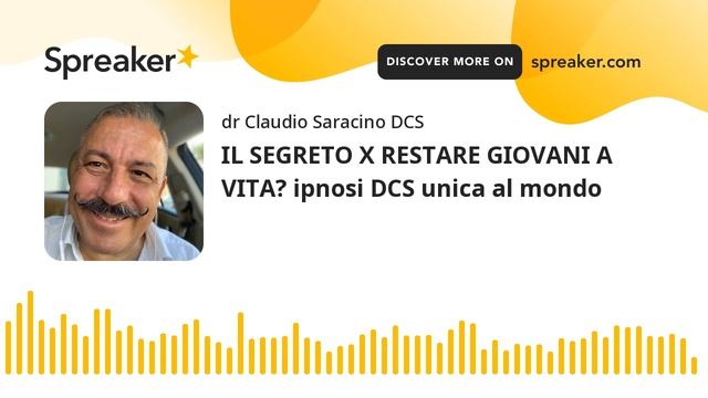 🔴🇮🇹 IL SEGRETO X RESTARE GIOVANI A VITA? ipnosi DCS unica al mondo смотреть онлайн