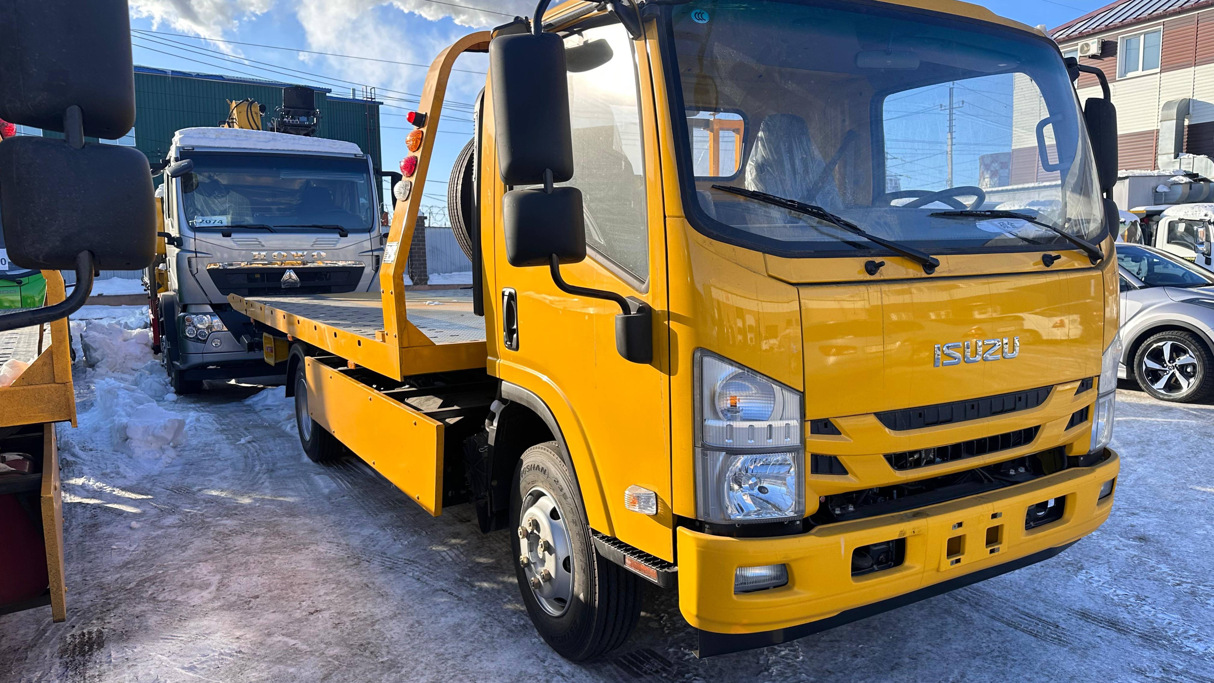 Эвакуатор ISUZU 4х2 (С лебедкой грузоподъемностью 5 тонн).