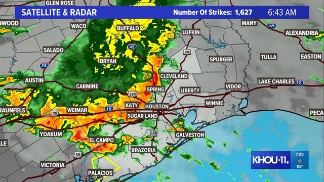 Watch Live: Team coverage of severe weather moving through the Houston area смотреть онлайн