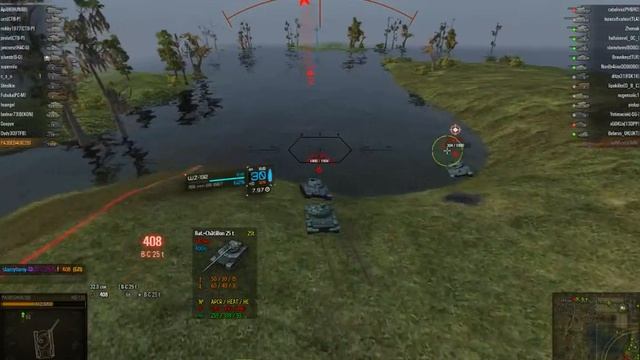 World Of Tanks EU : PA3BED4UK WZ-132 VS 2 BatChats смотреть онлайн