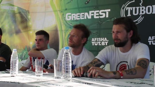 Пресс-конференция группы Дай Дорогу! на GreenFest в Минске смотреть онлайн