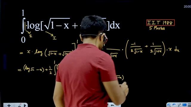 5 Marks Integration Problem From IIT 1988 #jeemaths смотреть онлайн