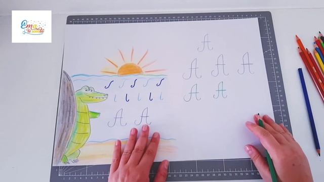 Ora de scriere - Litera A mare de mână смотреть онлайн