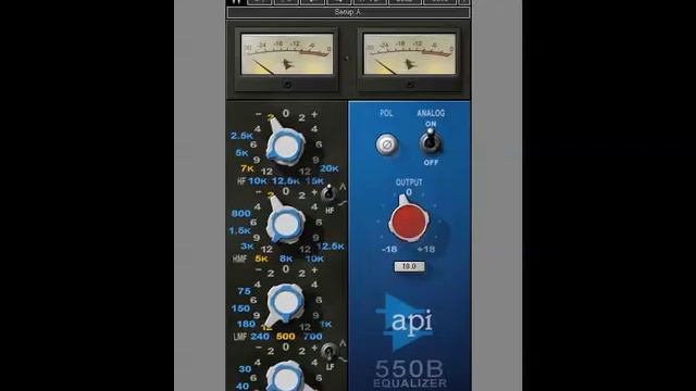 API 550B WAVES VS API 550B HARDWARE - PROTOOLS HD INSERT смотреть онлайн