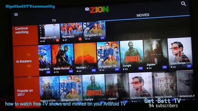 how to watch free TV shows and movies on your Android TV
