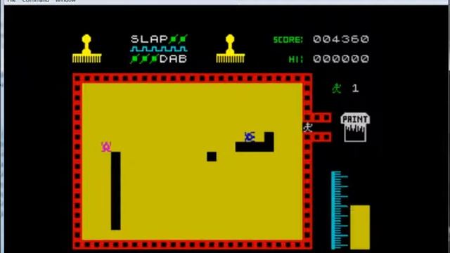 Slap Dab - ZX Spectrum - emulador RetroArch 1.6.7 смотреть онлайн