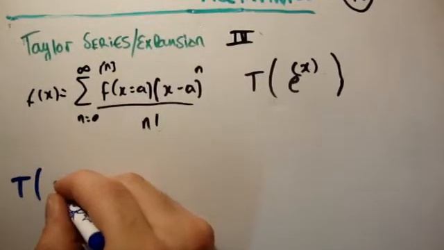 Thermodynamics 16 : Taylor Expansion Exp(x) смотреть онлайн