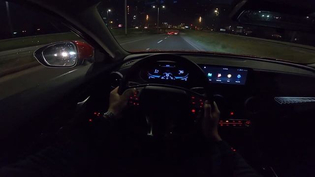 Forthing T5 EVO [1.5, 177 HP] POV Night Test Drive (great Ambient Light) CARiNIK
