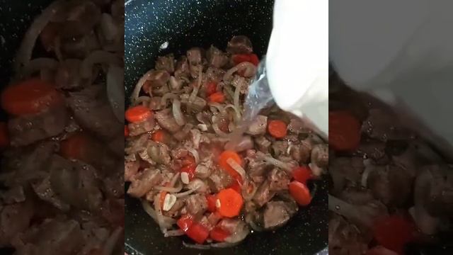 Овощное рагу с говядиной🍲 смотреть онлайн