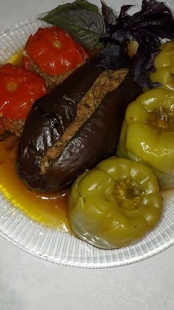 Pomidor Biber Badımcan dolması #Настоящая Азербайджанская Долма "Три Сестры смотреть онлайн