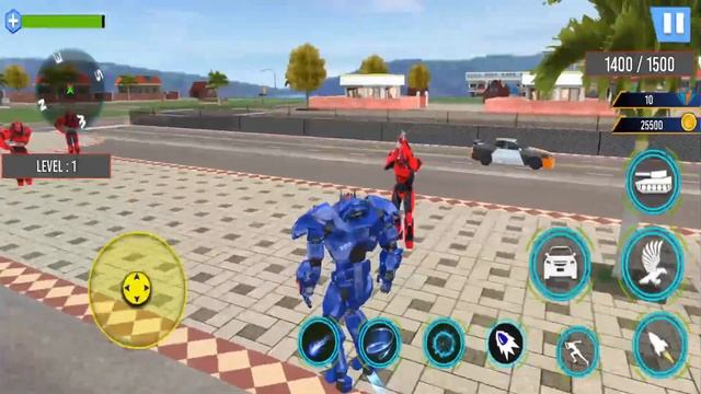 Tank robot Transformation Android Simulator Gameplay смотреть онлайн