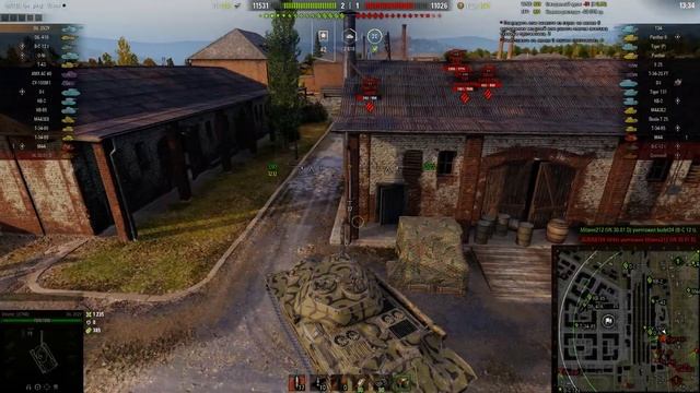 Объект 252У Защитник тащит на Энске World of Tanks смотреть онлайн