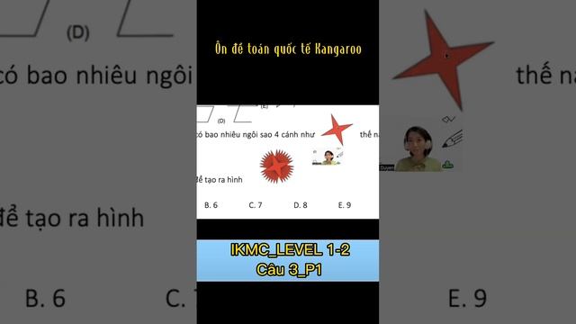 Toán quốc tế Kangaroo [IKMC_LEVEL 1-2_Câu 3_P1] смотреть онлайн