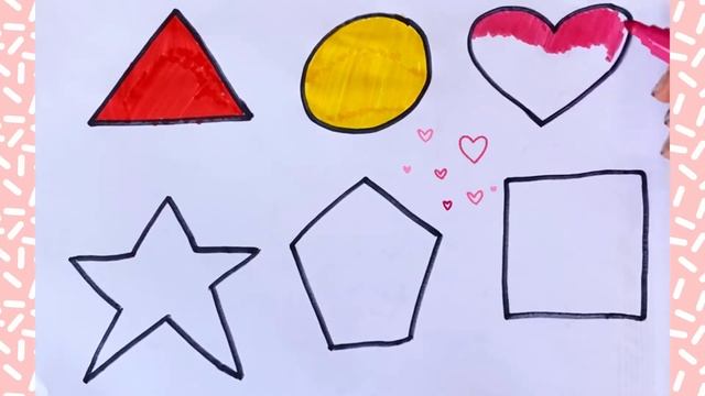 Bolalar uchun chizmalar rasm chizish/ Draw picture shapes with song for kids/ Сурет салу фигуралар смотреть онлайн