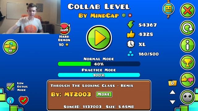 ШОК, вернулся и прошел самый страшный уровень в ГД Collab Level. Geometry Dash [55] смотреть онлайн