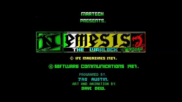 "Nemesis the Warlock" title music, ZX Spectrum 128k смотреть онлайн