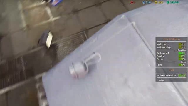 Tank mechanic sim Maus restore смотреть онлайн