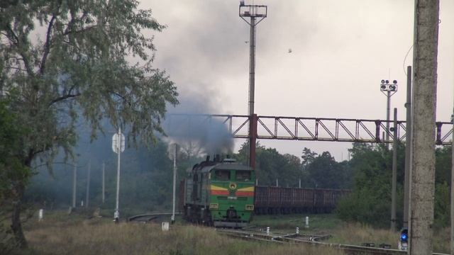 Скрещение поездов по ст. Александрень. [CFM] смотреть онлайн