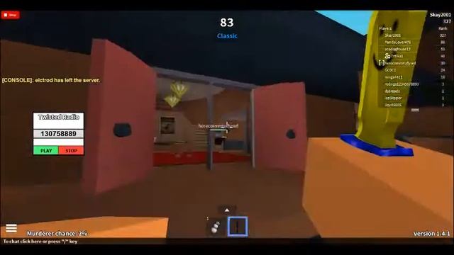 Roblox Twister Murder Laser knife смотреть онлайн