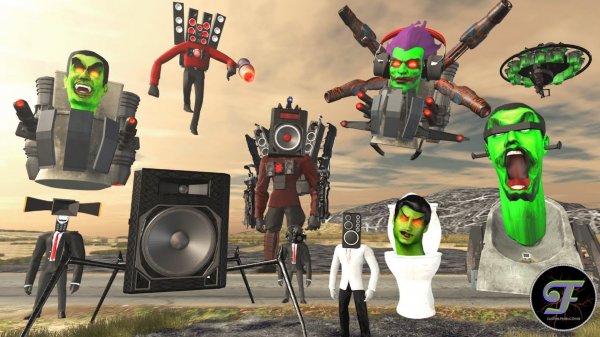 Skibidi toilet zombie Vs cameraman | all episodes Скибиди Туалет