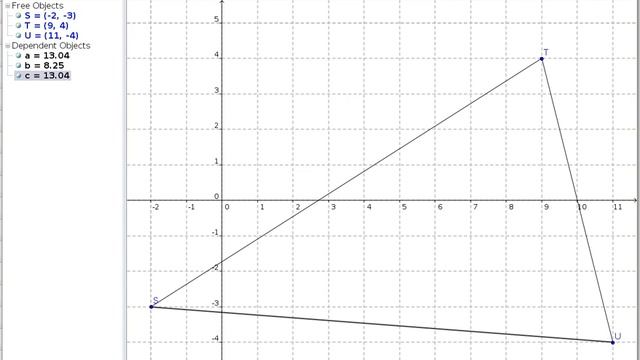 Geogebra Tutorial - MPM2D Analytic Geometry Exercise Part 1 - Median смотреть онлайн