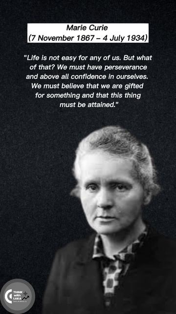 Marie Curie's Crucial Quotes To Live A Good Life #shorts #quotes #marie #mariecurie #thinkwithlaka смотреть онлайн
