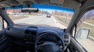 1999 Suzuki Wagon R Plus MA63S (1.0L - 70 л.с.) POV Test Drive.