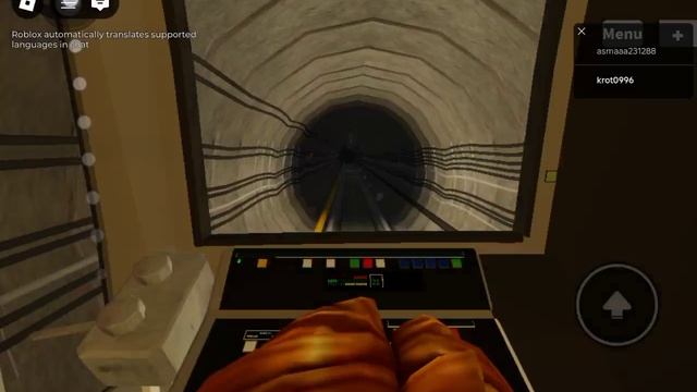 Поездка в роблокс метро на Люблинская дмитровская линия на поезде Яуза