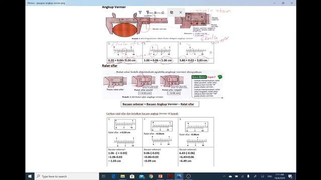 SAINS KSSM TING 1- PENGUKURAN ANGKUP VERNIER смотреть онлайн
