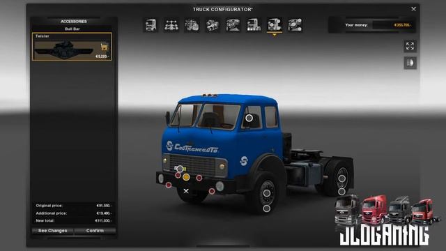 ETS2 | Maz 504 Truck | 1080p ᴴᴰ Review смотреть онлайн