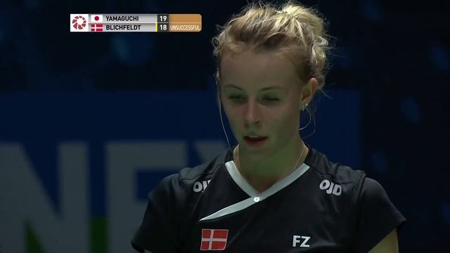 R16 | WS | Akane YAMAGUCHI (JPN) [4] vs Mia BLICHFELDT (DEN) | BWF 2019 смотреть онлайн