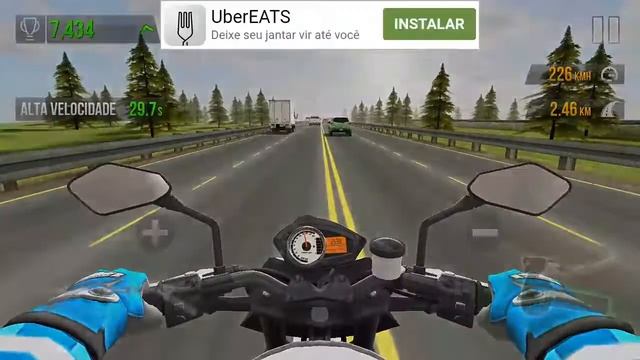 Top speed da ZX 750😮(traffic rider-leo Gameplay) смотреть онлайн