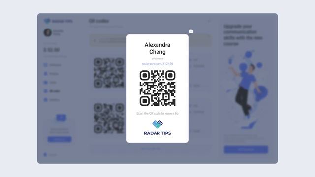 Презентационный ролик о международном сервисе чаевых Radar Tips смотреть онлайн