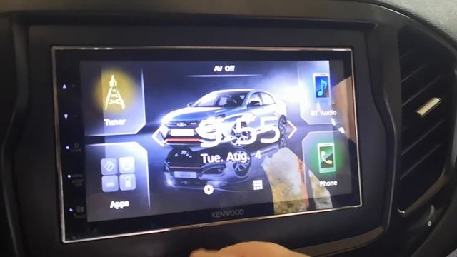 Kenwood 7018bts в JVC M741BT смотреть онлайн
