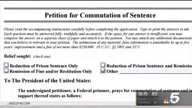 Presidential Pardons Give 2nd Chances to Texans NBC 5 Dallas Fort Worth 1 смотреть онлайн