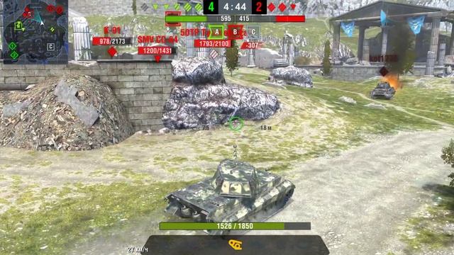 Tanks Blitz - Tiger 2 4700dmg смотреть онлайн