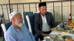 Исокжон Журахонов  Marg’ilonda to’y xizmatida.