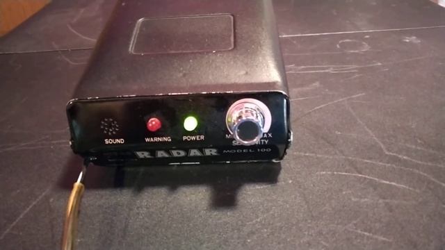 Vintage Micro Radar Model 100 X-Band Radar Detector смотреть онлайн