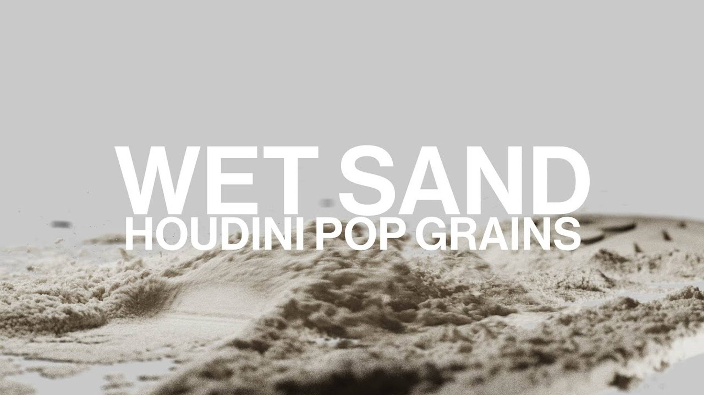 Wet Sand - Tutorial Houdini and Redshift смотреть онлайн